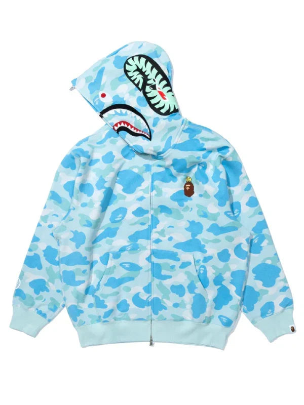 Skz Bape Shark Full-Zip Hoodie