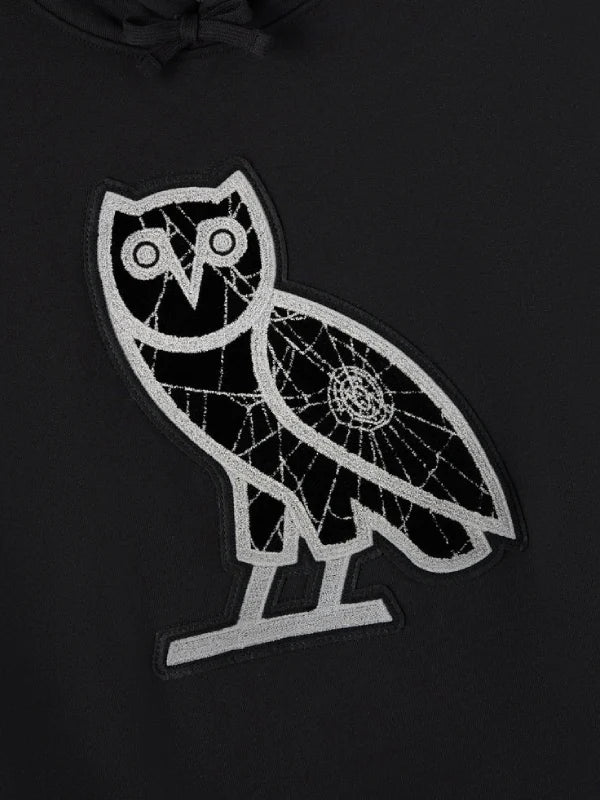 Spider Web OVO Hoodie Black