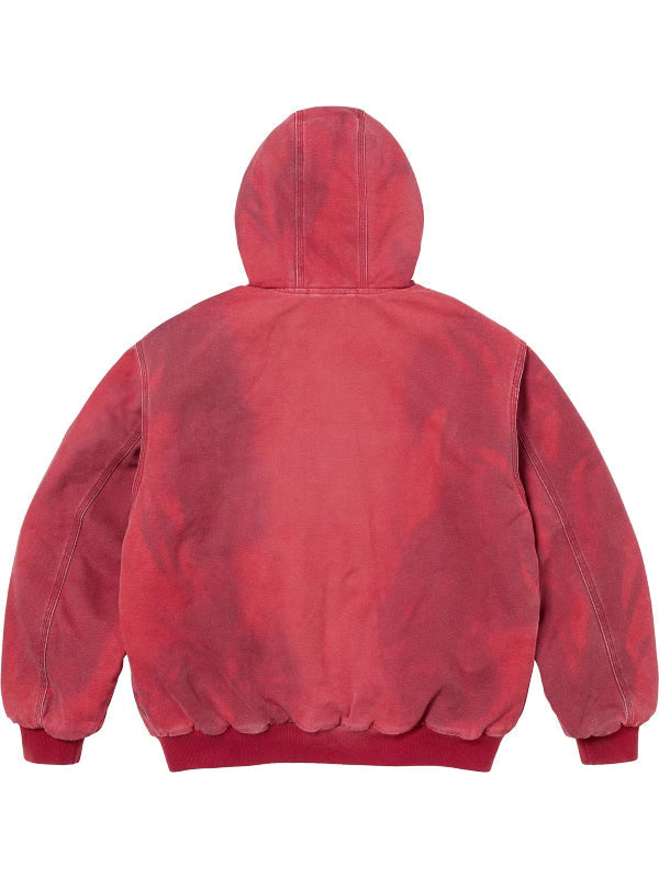 Supreme-Reflective-Arc-Hooded-Jacket-Red
