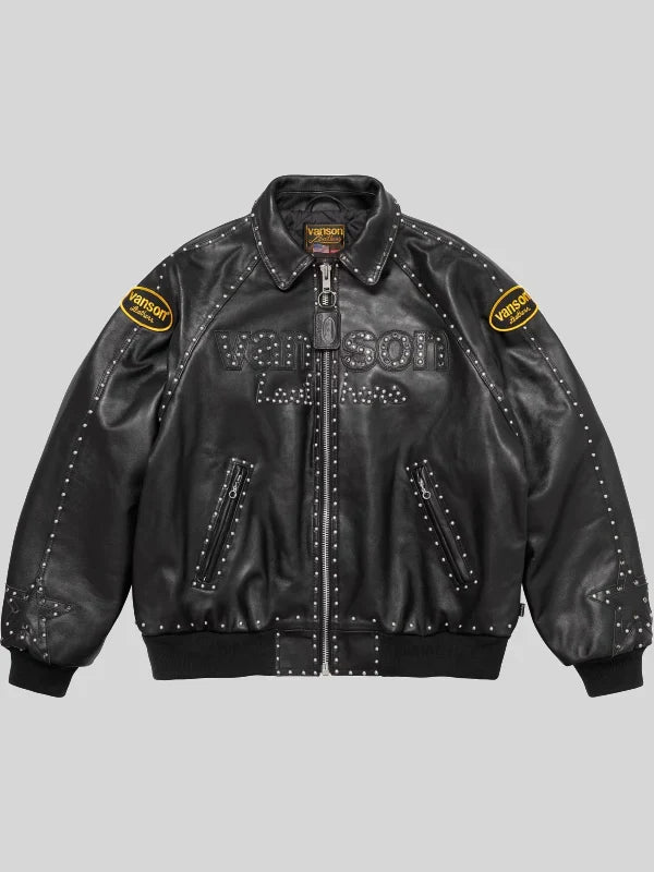 Supreme Vanson Leathers B.B Simon Black Jacket