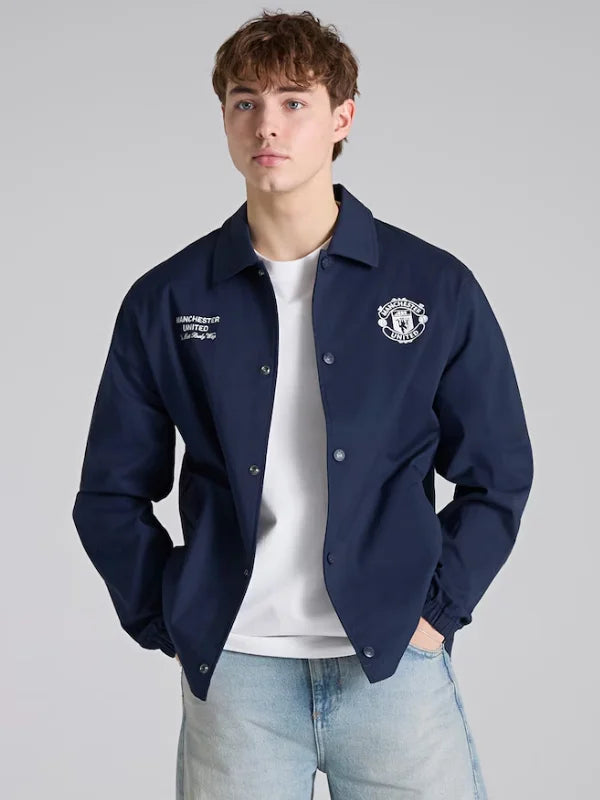 Theatre of Dreams Man Utd Coach Jacket Navy