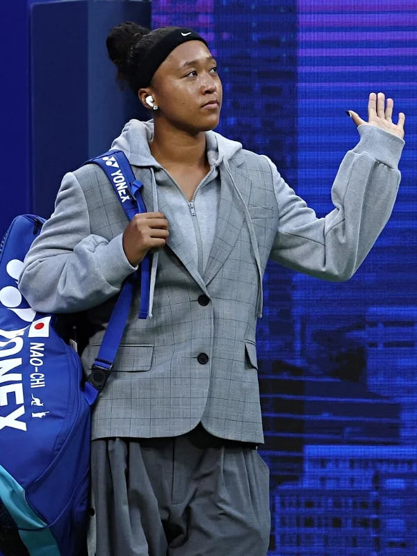 US Open 2026 Naomi Osaka Plaid Blazer