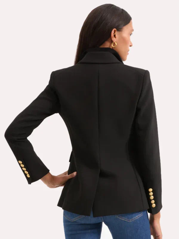 Veronica Bard Miller Dickey Black Jacket Blazer