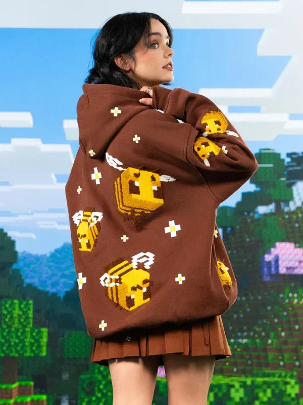 Very_Cool_Bee_Hoodie_Minecraft