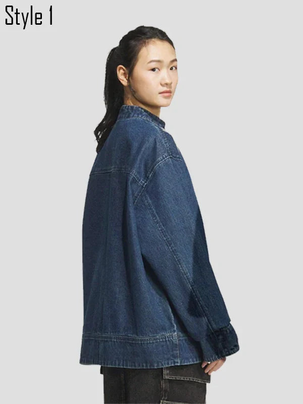 adidas chinese denim jacket