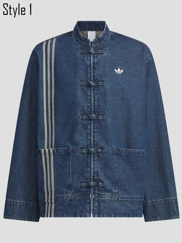 adidas chinese new year jacket denim