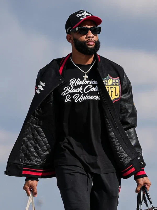 khadarel hodge hbcu nfl jacket black